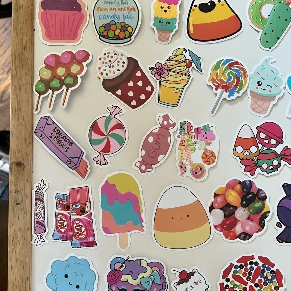 Candy/Sweets Stickers 50 Count - Picture 2 of 4